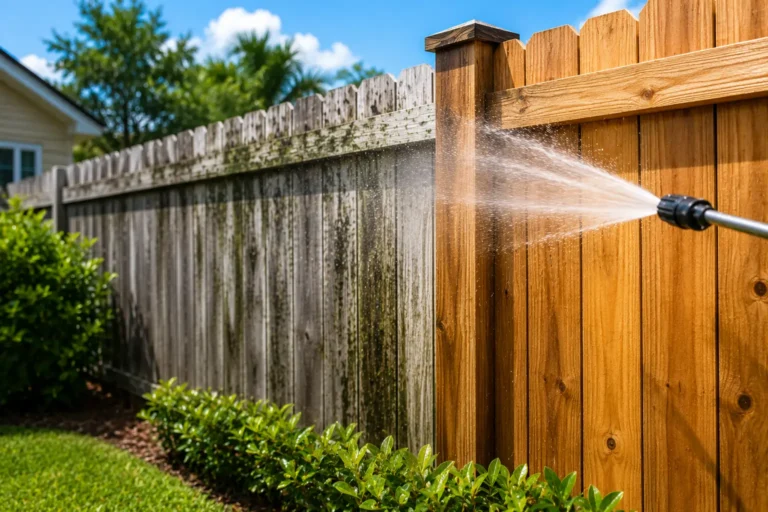 Fence Washing and Stain Cleaning in Deltona & Central Florida
