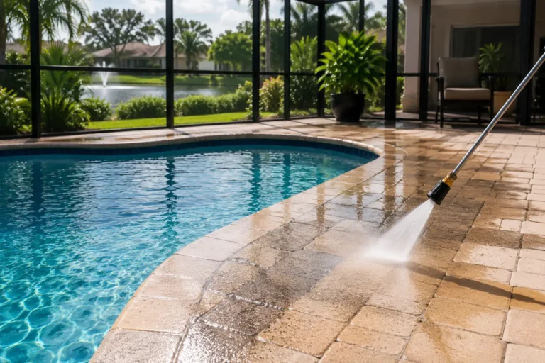 Pool Pressure Washing & Lanai Cleaning in Deltona & Central Florida